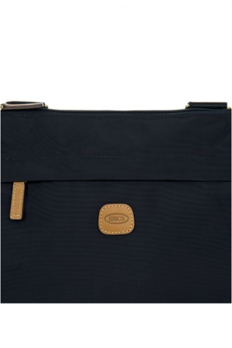 5081 Bric's X-Bag Postacı Çantası 26x25x2,5/6 cm Lacivert/Ocean Blue -050