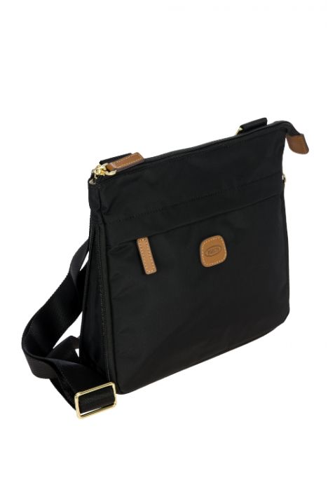 5081 Bric's X-Bag Postacı Çantası 26x25x2,5/6 cm Siyah/Black - 101