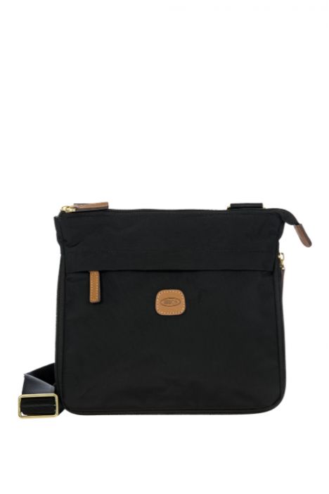 5081 Bric's X-Bag Postacı Çantası 26x25x2,5/6 cm Siyah/Black - 101