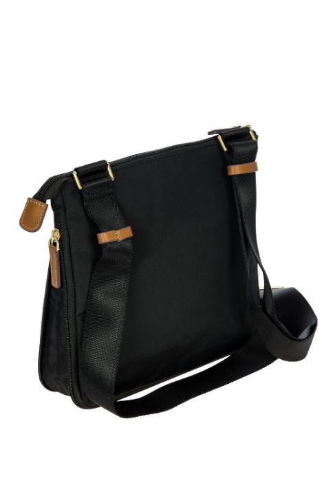5081 Bric's X-Bag Postacı Çantası 26x25x2,5/6 cm Siyah/Black - 101