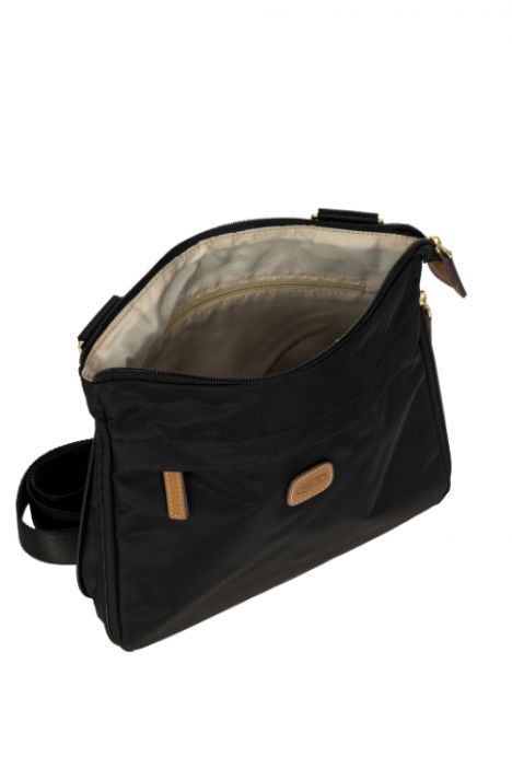 5081 Bric's X-Bag Postacı Çantası 26x25x2,5/6 cm Siyah/Black - 101