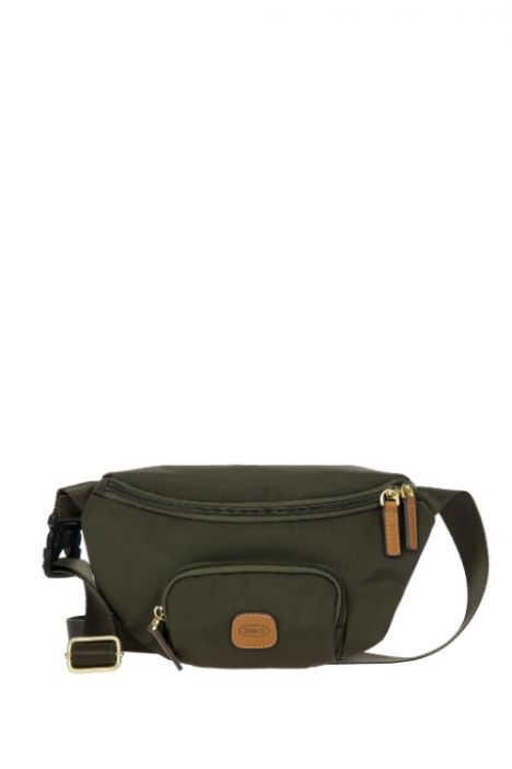 5088 Bric's X-Bag Bel Çantası 23x14x8 cm Yeşil/Olive - 78