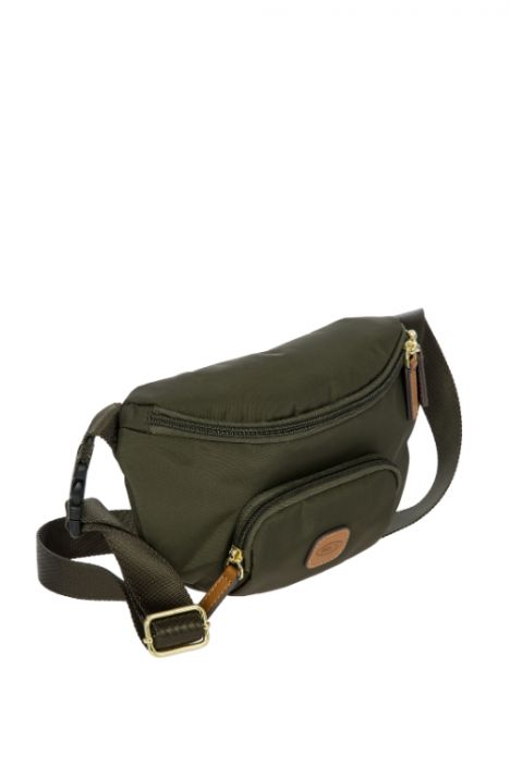 5088 Bric's X-Bag Bel Çantası 23x14x8 cm Yeşil/Olive - 78