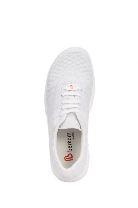 5115 Berkemann Kadın Anatomik Spor Ayakkabı 4.0-6.0 ComfortKnit-weib/Silber/Lurex - 104