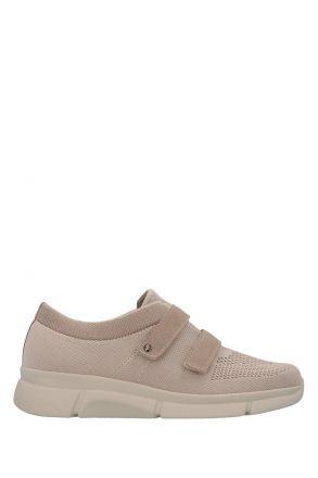 5120 Berkemann Alinda Kadın Anatomik Spor Ayakkabı 4.0-8.5 Saharabeige - ComfortKnit - 575