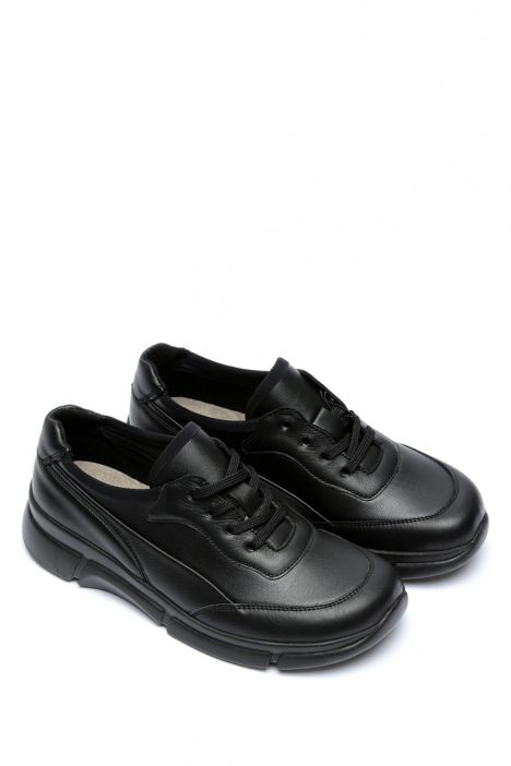 5122 Berkemann Vigga Kadın Bağcıklı Anatomik Ayakkabı 3.5-7.5 Schwarz Leder/Strc. - 906