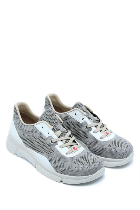 5124 Berkemann Roxana Kadın Anatomik Spor Ayakkabı 3.5-8.0 Möwengrau/weis-ComfortKnit - 566
