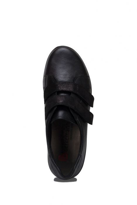 5159 Berkemann Kadın Anatomik Deri Ayakkabı 3.0-8.5 Tiefschwarz Leder/Nappa - B-995TLN