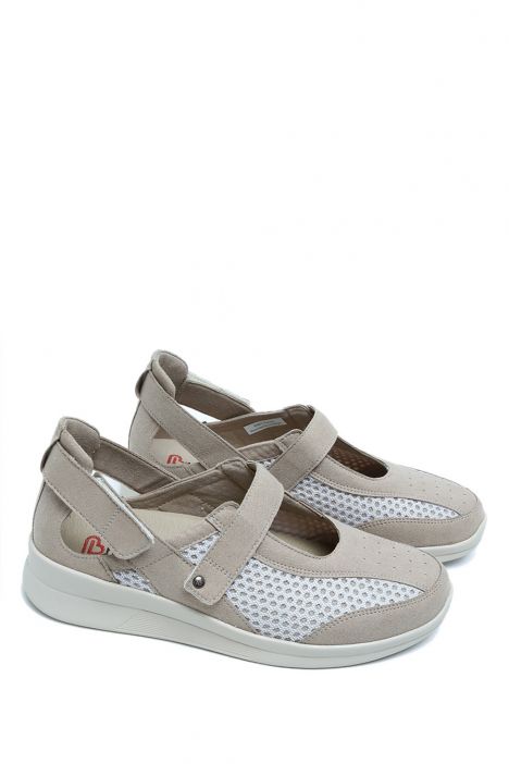 5183 Berkemann Darina Kadın Anatomik Ayakkabı 3.0-7.5 Beige - Textil - 733