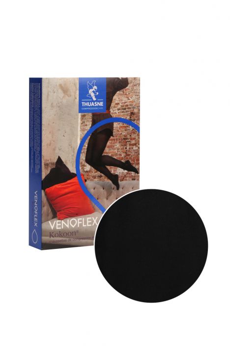 5230-11 Venoflex Kokoon Dizaltı Çorap 20-36 mmHg (Kısa) Siyah / Black