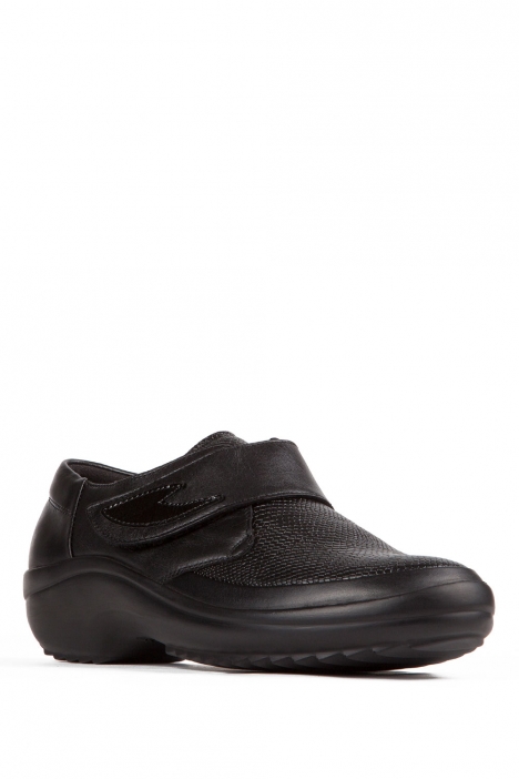 5234 Berkemann Kadın Anatomik Ayakkabı 3-8,5 Schwarz Leder/Prägestretch - B-983