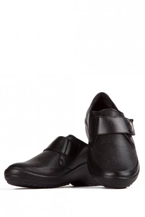 5234 Berkemann Kadın Anatomik Ayakkabı 3-8,5 Schwarz Leder/Prägestretch - B-983