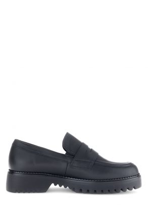 52453 Gabor Kadın Deri Loafer Ayakkabı 3.5-7.5 57 Siyah/Lavaredo - schwarz