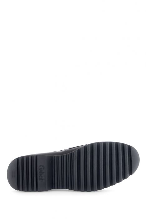 52453 Gabor Kadın Deri Loafer Ayakkabı 3.5-7.5 57 Siyah/Lavaredo - schwarz