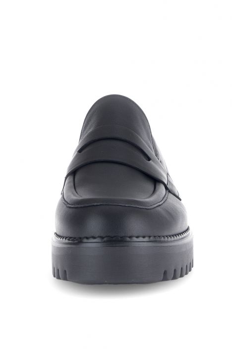52453 Gabor Kadın Deri Loafer Ayakkabı 3.5-7.5 57 Siyah/Lavaredo - schwarz