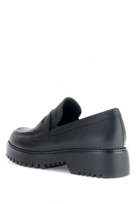 52453 Gabor Kadın Deri Loafer Ayakkabı 3.5-7.5 57 Siyah/Lavaredo - schwarz