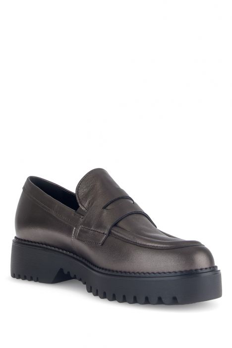 52453 Gabor Kadın Deri Loafer Ayakkabı 3.5-7.5 15 Bronz/City - bronce