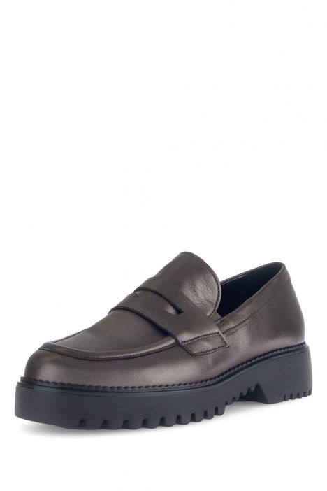 52453 Gabor Kadın Deri Loafer Ayakkabı 3.5-7.5 15 Bronz/City - bronce