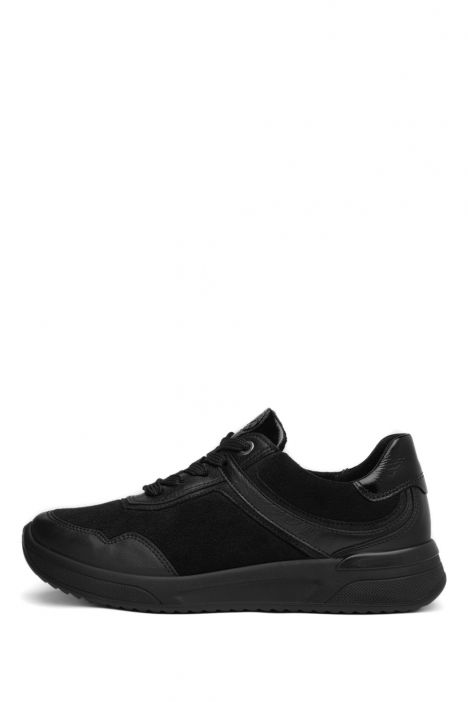 52602 Ara Shoes Vienna Kadın Ayakkabı 3.5-7.5 01 CLUBCALF,VELOUR-STRETCH-S,NUVO SCHWARZ
