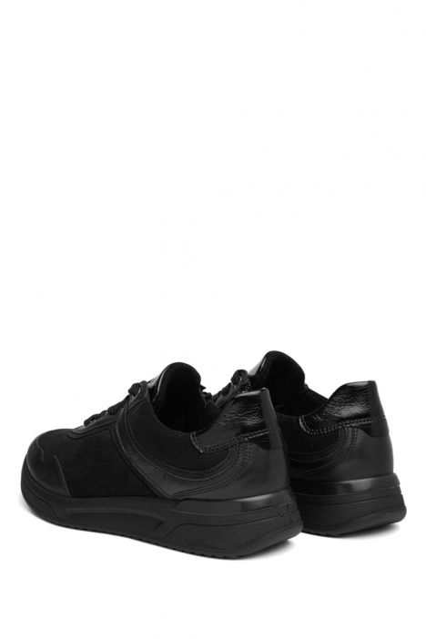 52602 Ara Shoes Vienna Kadın Ayakkabı 3.5-7.5 01 CLUBCALF,VELOUR-STRETCH-S,NUVO SCHWARZ