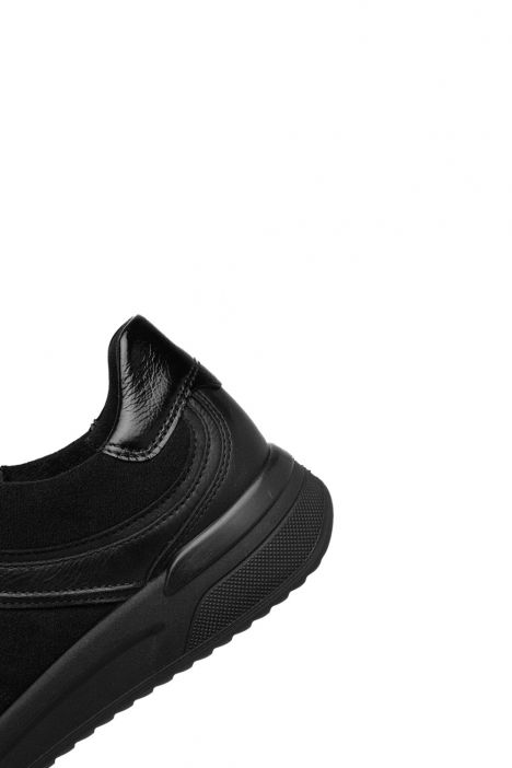 52602 Ara Shoes Vienna Kadın Ayakkabı 3.5-7.5 01 CLUBCALF,VELOUR-STRETCH-S,NUVO SCHWARZ