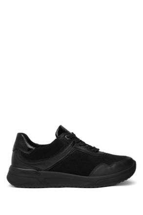52602 Ara Shoes Vienna Kadın Ayakkabı 3.5-7.5 01 CLUBCALF,VELOUR-STRETCH-S,NUVO SCHWARZ