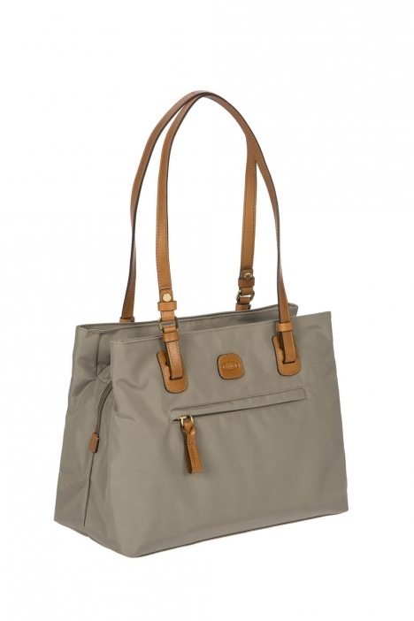 5282 Bric's X-Bag Omuz Çantası 32x25x15 cm Dove Gri / Dove Grey