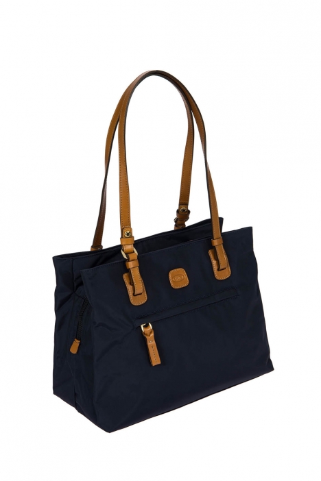 5282 Bric's X-Bag Omuz Çantası 32x25x15 cm Lacivert / Ocean Blue