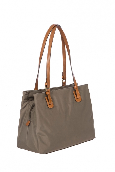 5282 Bric's X-Bag Omuz Çantası 32x25x15 cm Gri / Mud