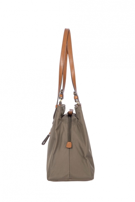 5282 Bric's X-Bag Omuz Çantası 32x25x15 cm Gri / Mud