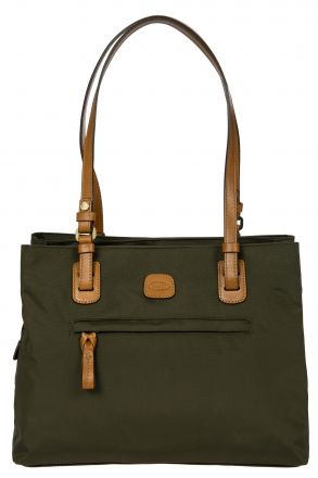 5282 Bric's X-Bag Omuz Çantası 32x25x15 cm Olive - 078