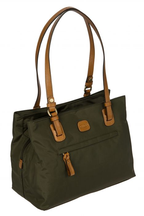 5282 Bric's X-Bag Omuz Çantası 32x25x15 cm Olive - 078