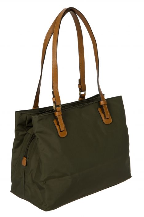 5282 Bric's X-Bag Omuz Çantası 32x25x15 cm Olive - 078