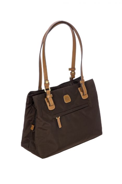 5282 Bric's X-Bag Omuz Çantası 32x25x15 cm Kahve/Brown - 086