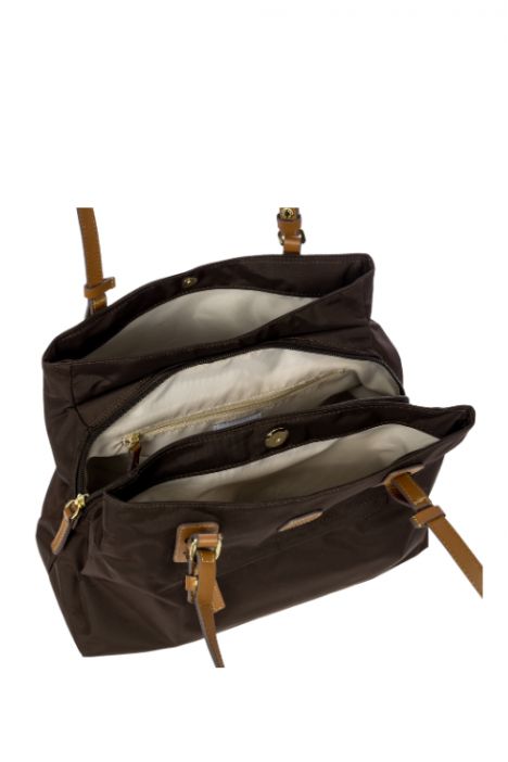 5282 Bric's X-Bag Omuz Çantası 32x25x15 cm Kahve/Brown - 086