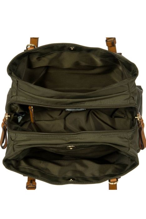 5283 Bric's X-Bag Omuz Çantası 27x21x13cm Yeşil / Olive