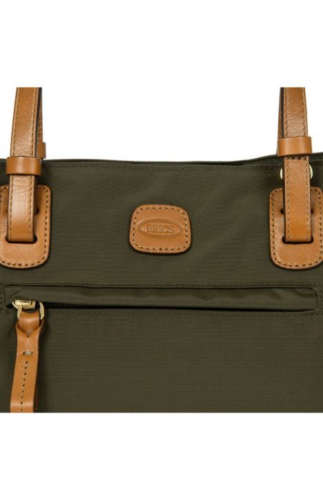 5283 Bric's X-Bag Omuz Çantası 27x21x13cm Yeşil / Olive
