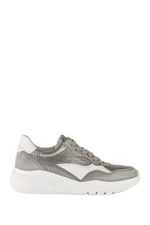 53451 Gabor Kadın Leopar Detaylı Sneaker Ayakkabı 4.0-7.5 12 Samtch./City/Nappa, visone/fucile/latte