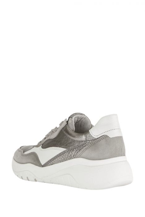 53451 Gabor Kadın Leopar Detaylı Sneaker Ayakkabı 4.0-7.5 12 Samtch./City/Nappa, visone/fucile/latte