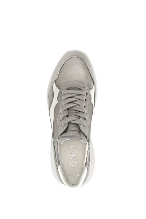 53451 Gabor Kadın Leopar Detaylı Sneaker Ayakkabı 4.0-7.5 12 Samtch./City/Nappa, visone/fucile/latte