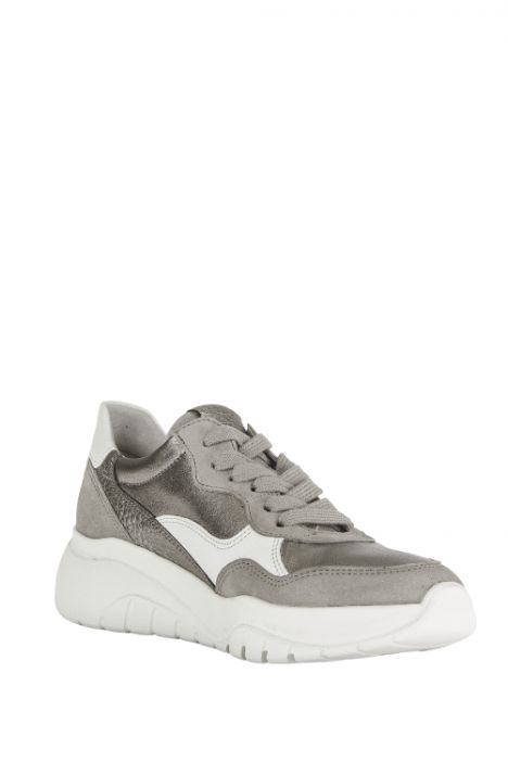 53451 Gabor Kadın Leopar Detaylı Sneaker Ayakkabı 4.0-7.5 12 Samtch./City/Nappa, visone/fucile/latte