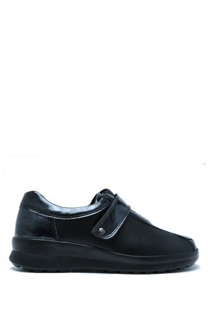 5351 Berkemann Susanna Kadın Velkrolu Anatomik Ayakkabı 3.0-8.5 Grau/Lackleder/Stretch - 647G