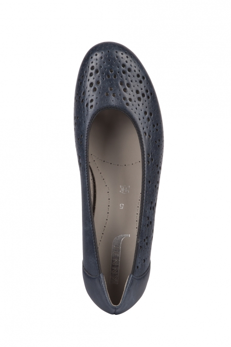 53609 Ara Shoes Kadın Topuklu Deri Ayakkabı 3-8 LUCKY, BLAU - 72LB
