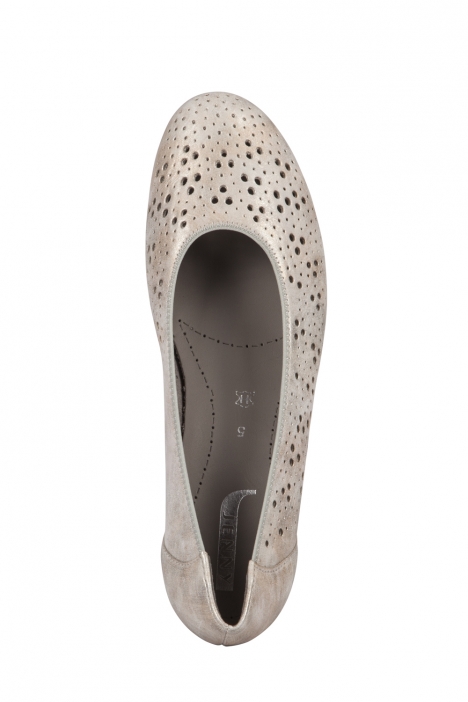 53609 Ara Shoes Kadın Topuklu Deri Ayakkabı 3-8 FRESCO, PUDER - 77FP