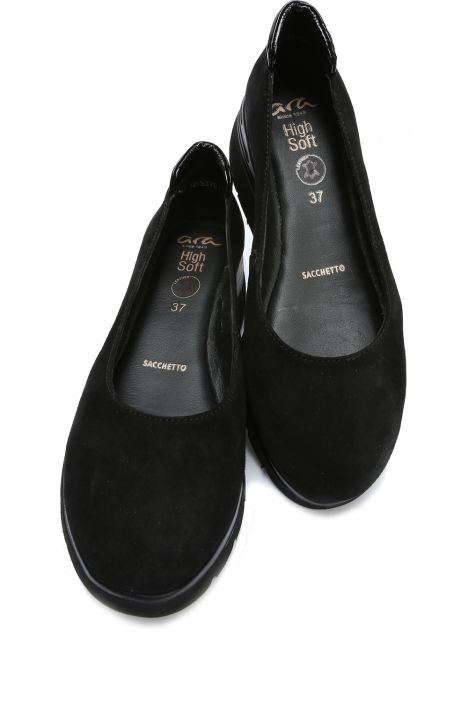 53701 Ara Shoes Kadın Anatomik Deri Ayakkabı 36-41 BASIC BLACK - 21BB
