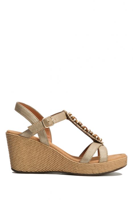 53802 Ara Shoes Kadın Sandalet 36-41 PLATIN - 05P