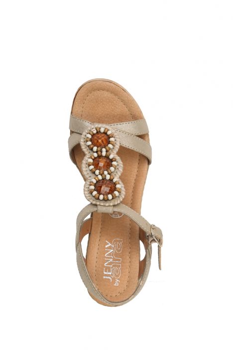 53802 Ara Shoes Kadın Sandalet 36-41 PLATIN - 05P