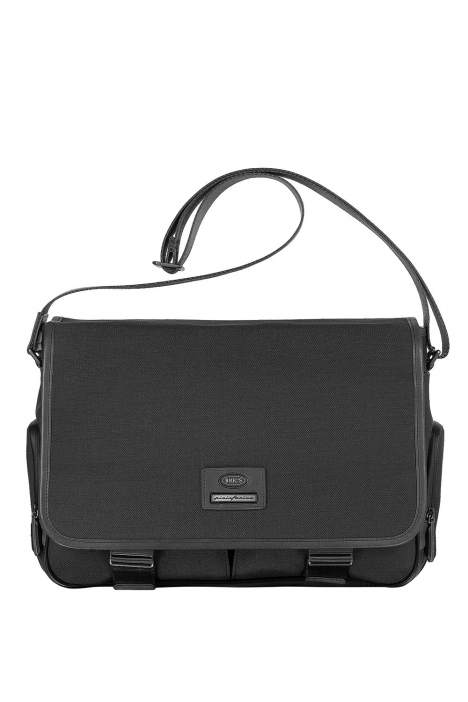 5414 Bric's Pininfarina Postacı Çantası 38x28x13 cm Siyah / Black
