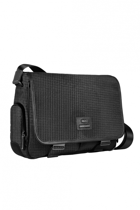 5414 Bric's Pininfarina Postacı Çantası 38x28x13 cm Siyah / Black