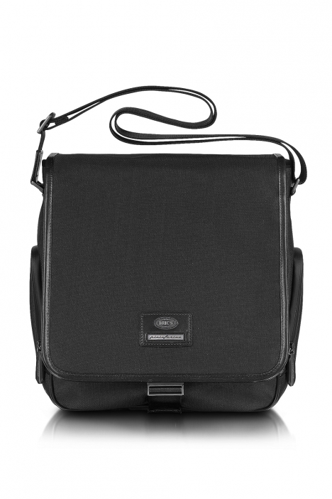 5415 Bric's Pininfarina Postacı Çantası 30x33x12 cm Siyah / Black